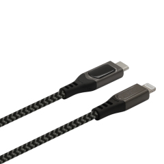 MFi USB C to Lightning Digital Display Cable with Zinc Alloy Housing