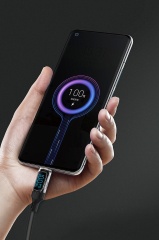 Transparent Housing Fast Charge Cable with Digital Display