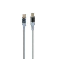 Transparent Housing Fast Charge Cable with Digital Display