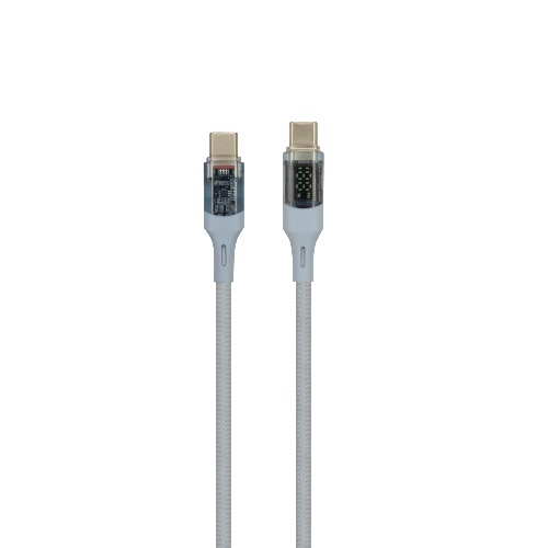 Transparent Housing Fast Charge Cable with Digital Display