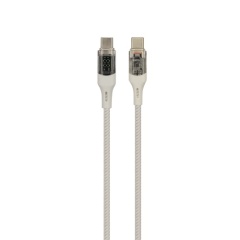 Transparent Housing Fast Charge Cable with Digital Display