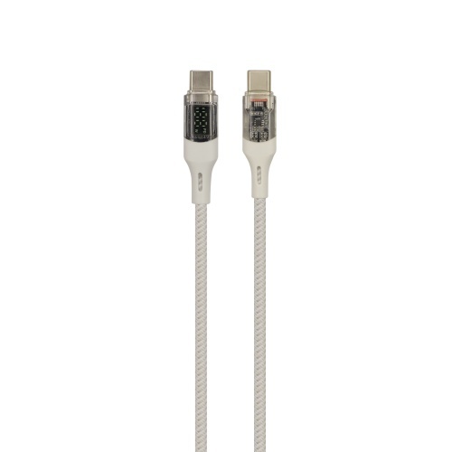 Transparent Housing Fast Charge Cable with Digital Display