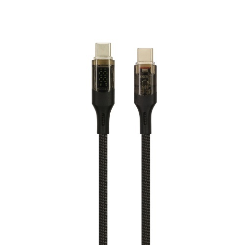 Transparent Housing Fast Charge Cable with Digital Display