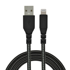 SGS tested 100000 times bending USB-A to Mfi Lightning Data Cable