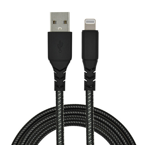 SGS tested 100000 times bending USB-A to Mfi Lightning Data Cable