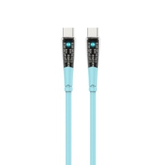 Smart Transparent cable with Exclusive PUSLING LED indicator