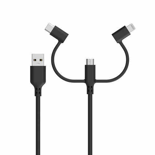 Super Strong & Surprisingly Soft Silicone 3 in 1 cable