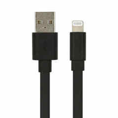 USB-A to Mfi Lightning Flat Data Cable