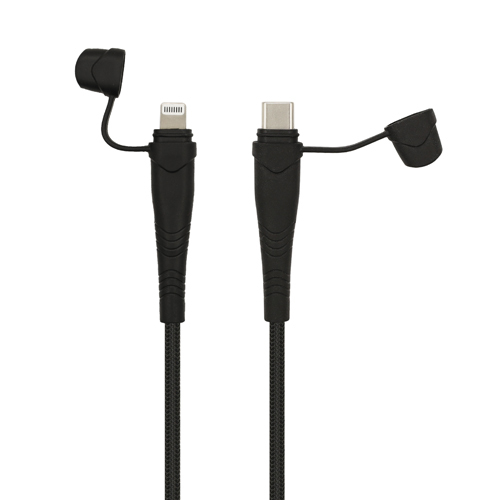 MFi USB C to Lightning Charge & Sync Cable with Anti-Dust Cap