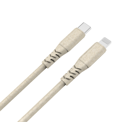 MFi USB C to Lightning Recycled biodegradable Data cable