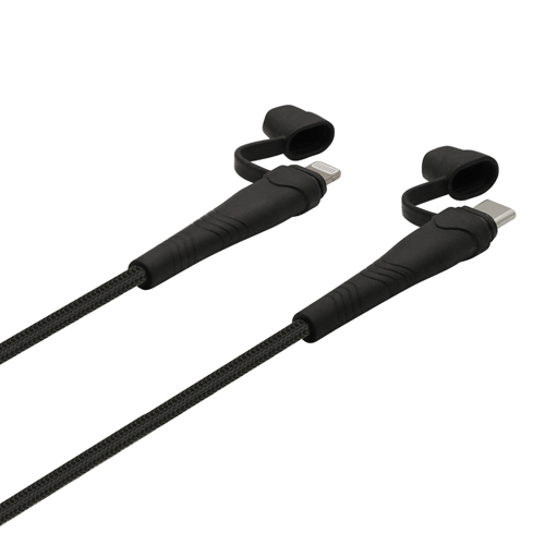 MFi USB C to Lightning Charge & Sync Cable with Anti-Dust Cap