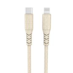 MFi USB C to Lightning Recycled biodegradable Data cable