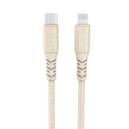 MFi USB C to Lightning Recycled biodegradable Data cable