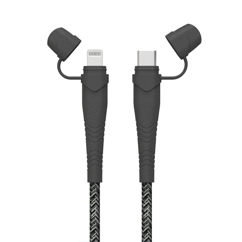 MFi USB C to Lightning Charge & Sync Cable with Anti-Dust Cap