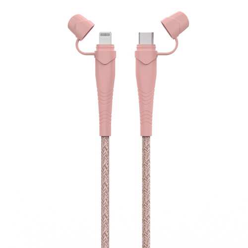 MFi USB C to Lightning Charge & Sync Cable with Anti-Dust Cap