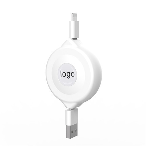 USB A to Mfi Lightning Retractable Cable