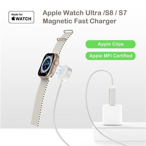 Apple certified-Apple Watch Magnetic Fast Charger to USB C cable