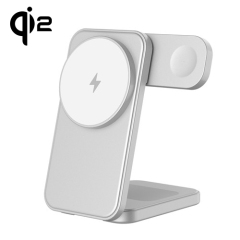 qi2 certified-3 in1 Compact & Portable wireless charging stand