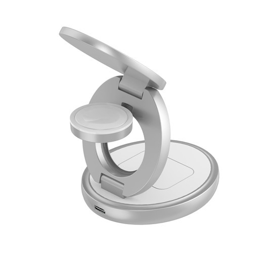 qi2 Certified-Foldable 3 in 1 Magnetic Wireless Charger