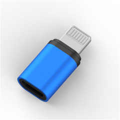 Mfi Micro to Lightning Adapter  (Aluminum Housing )