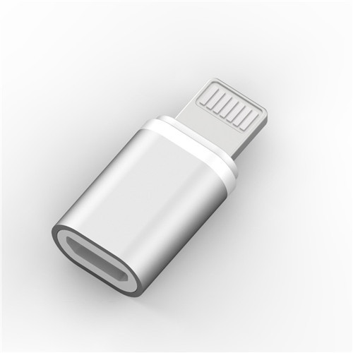 Mfi Micro to Lightning Adapter  (Aluminum Housing )