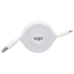 USB A to Mfi Lightning Retractable Cable