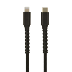 MFi USB C to Lightning PD cable with extra long SR