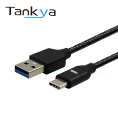 Stronger Braided Smart USB-A to USB-C 3.1 Gen 1 cable wtth Pulsing LED indicator