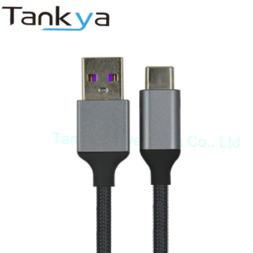 USB Type-C Super Charge Data Charging cable with Aluminum housing