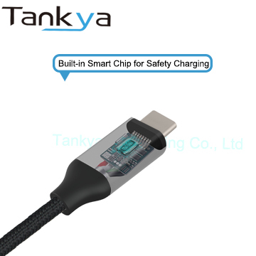 USB Type-C Super Charge Data Charging cable with Aluminum housing