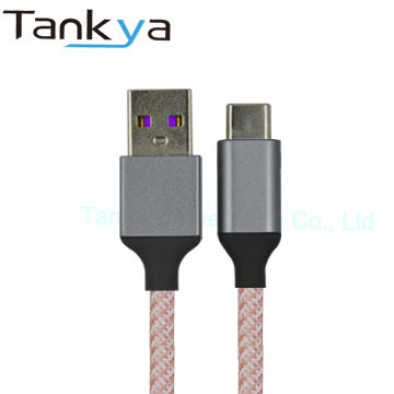 USB Type-C Super Charge Data Charging cable with Aluminum housing