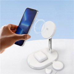 qi2.2 25W certified-3 in1 Wireless Charging Stand