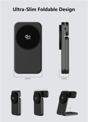 qi2 25w certified-3 in1 Compact & Portable wireless charging stand