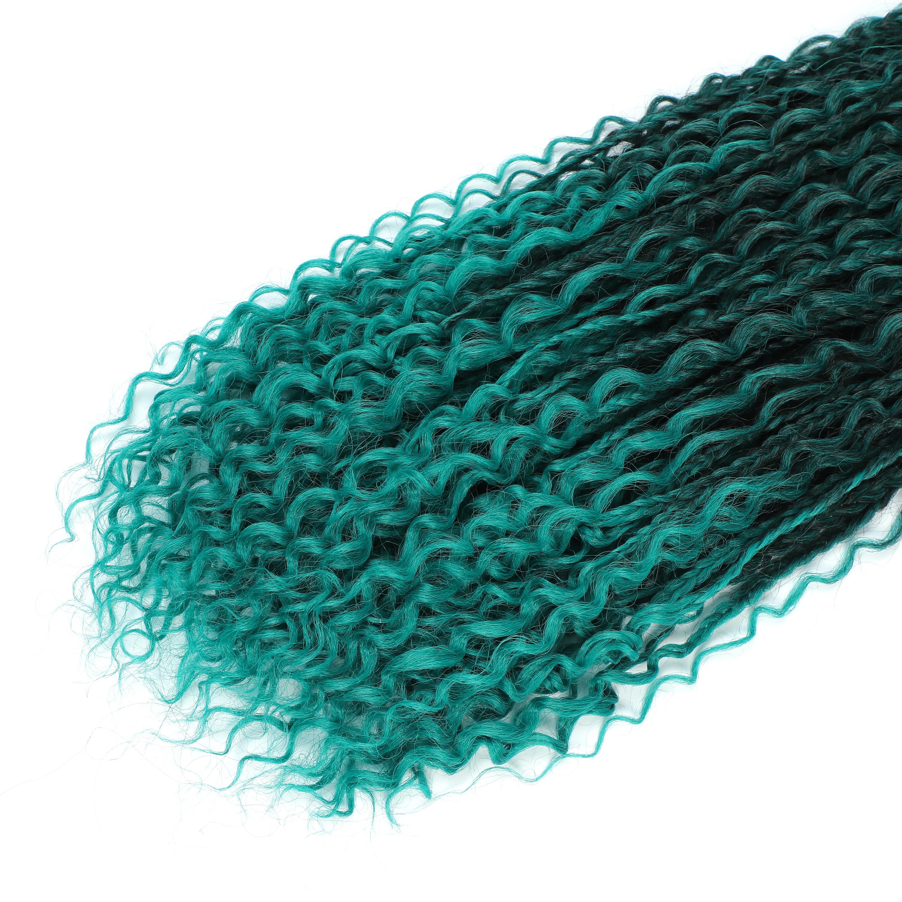 Triple braided bundles with fly tail