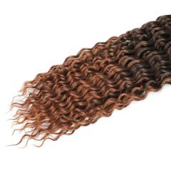 Dreadlocks with double curly tail