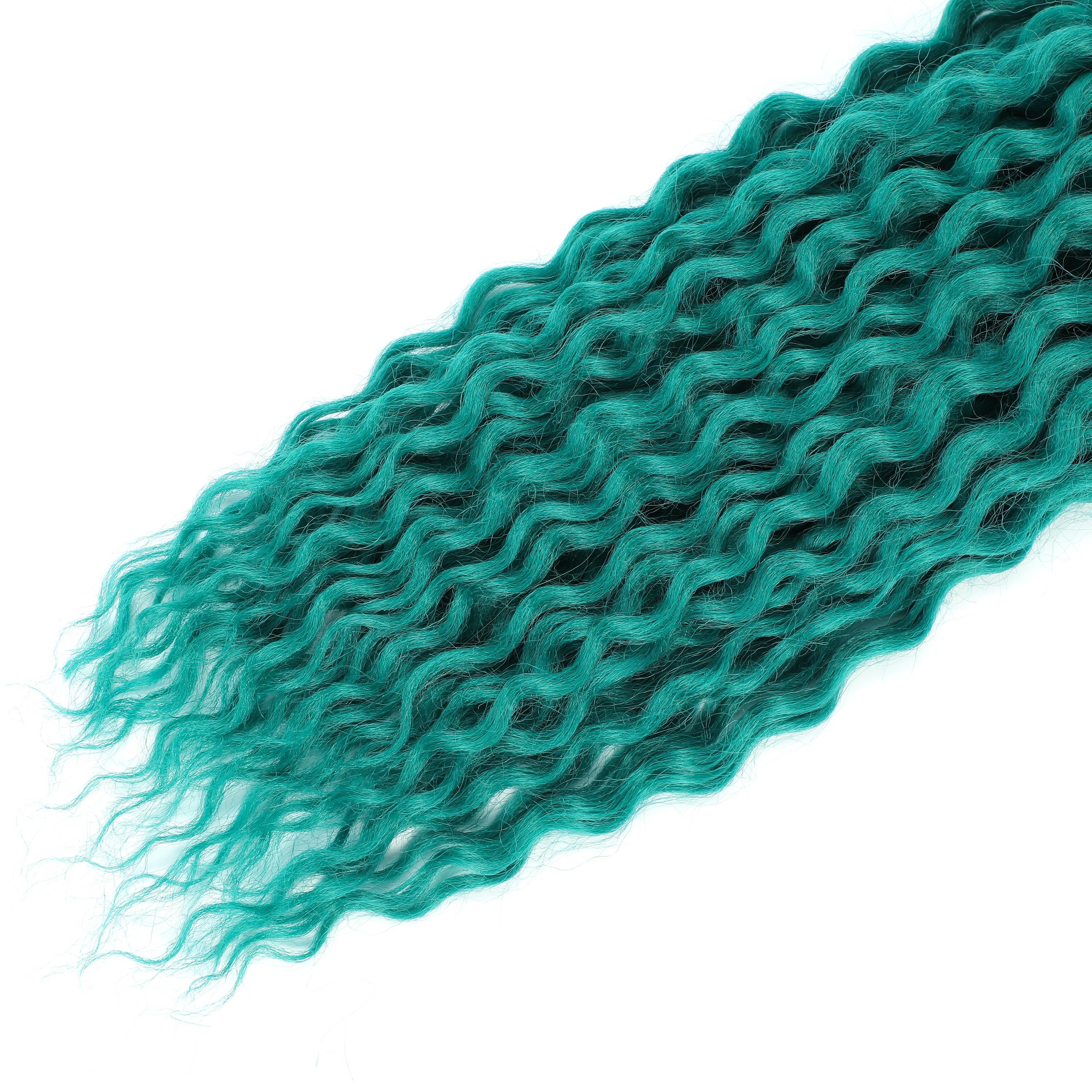Dreadlocks with double curly tail