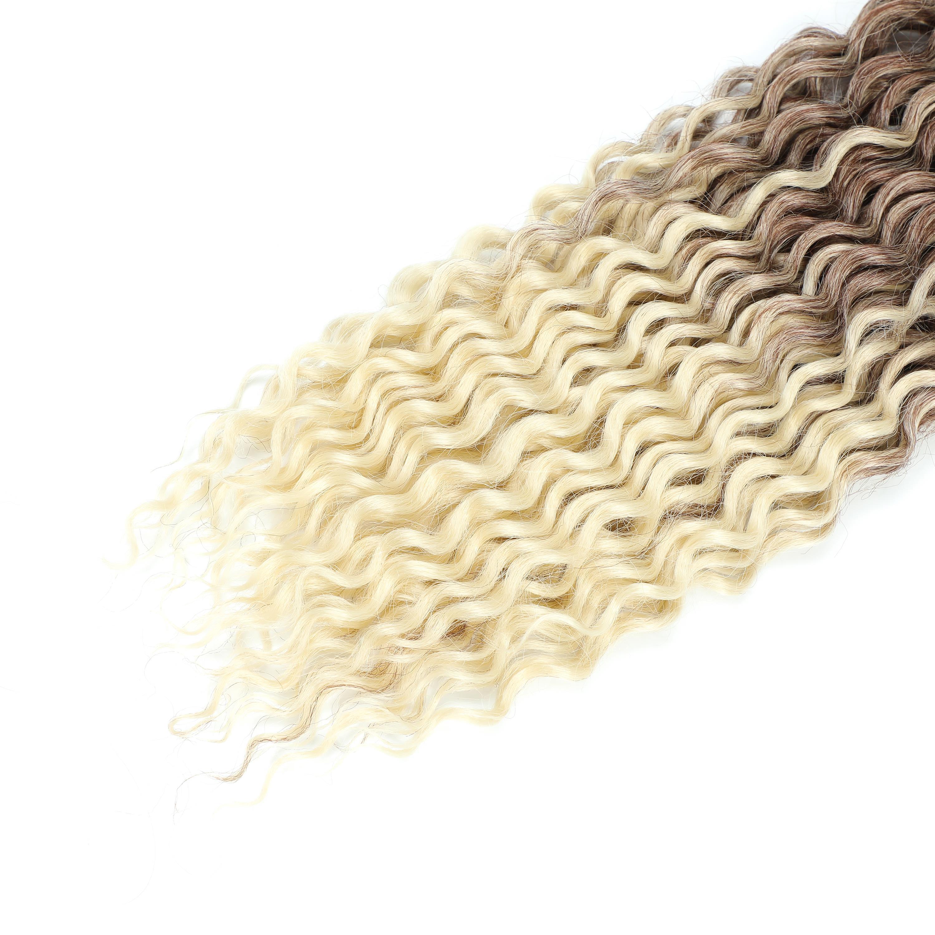 Dreadlocks with double curly tail
