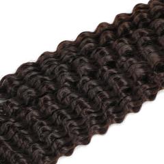 Dreadlocks with double curly tail