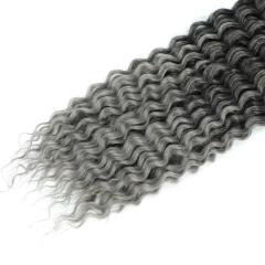 Dreadlocks with double curly tail