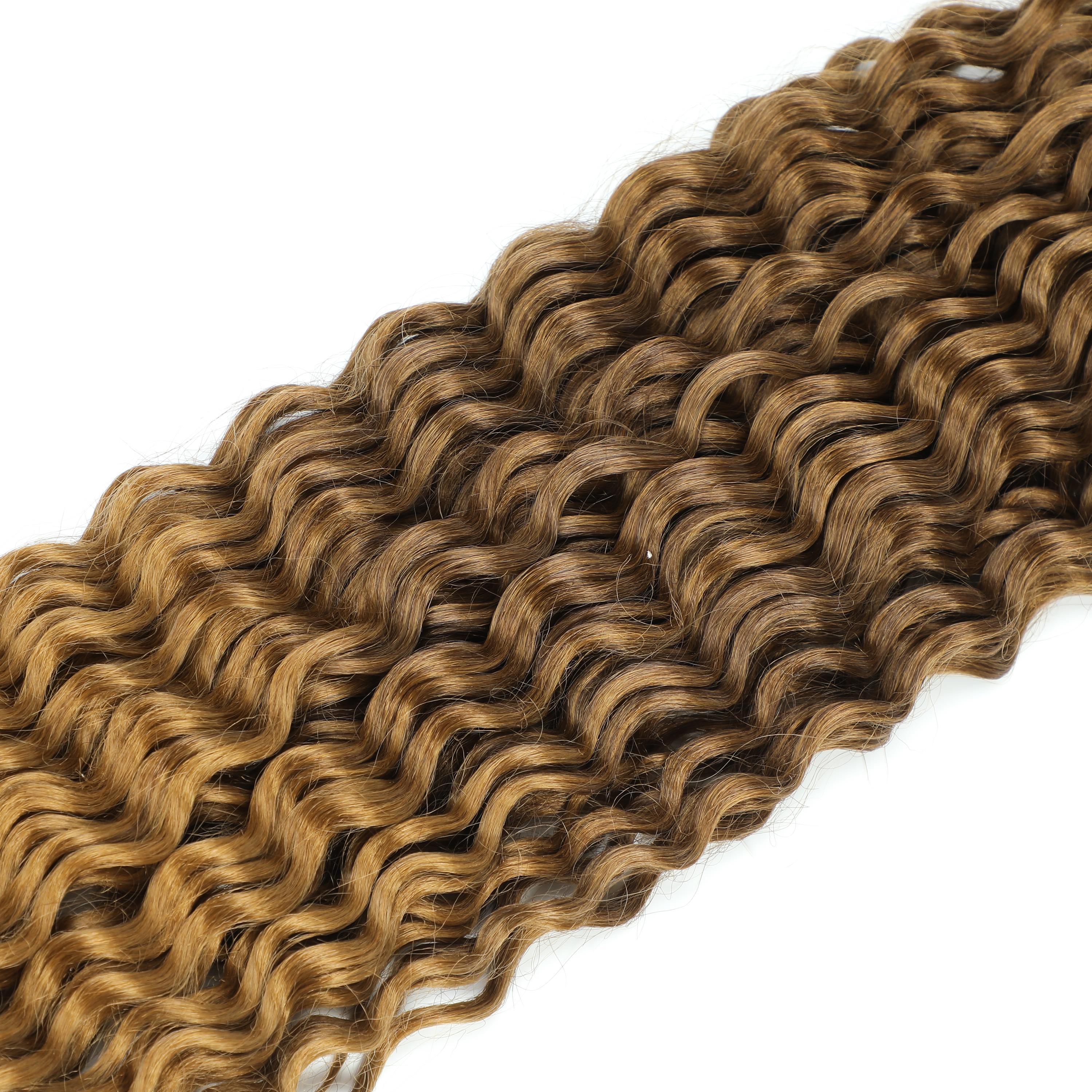 Dreadlocks with double curly tail