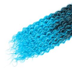 Dreadlocks with double curly tail