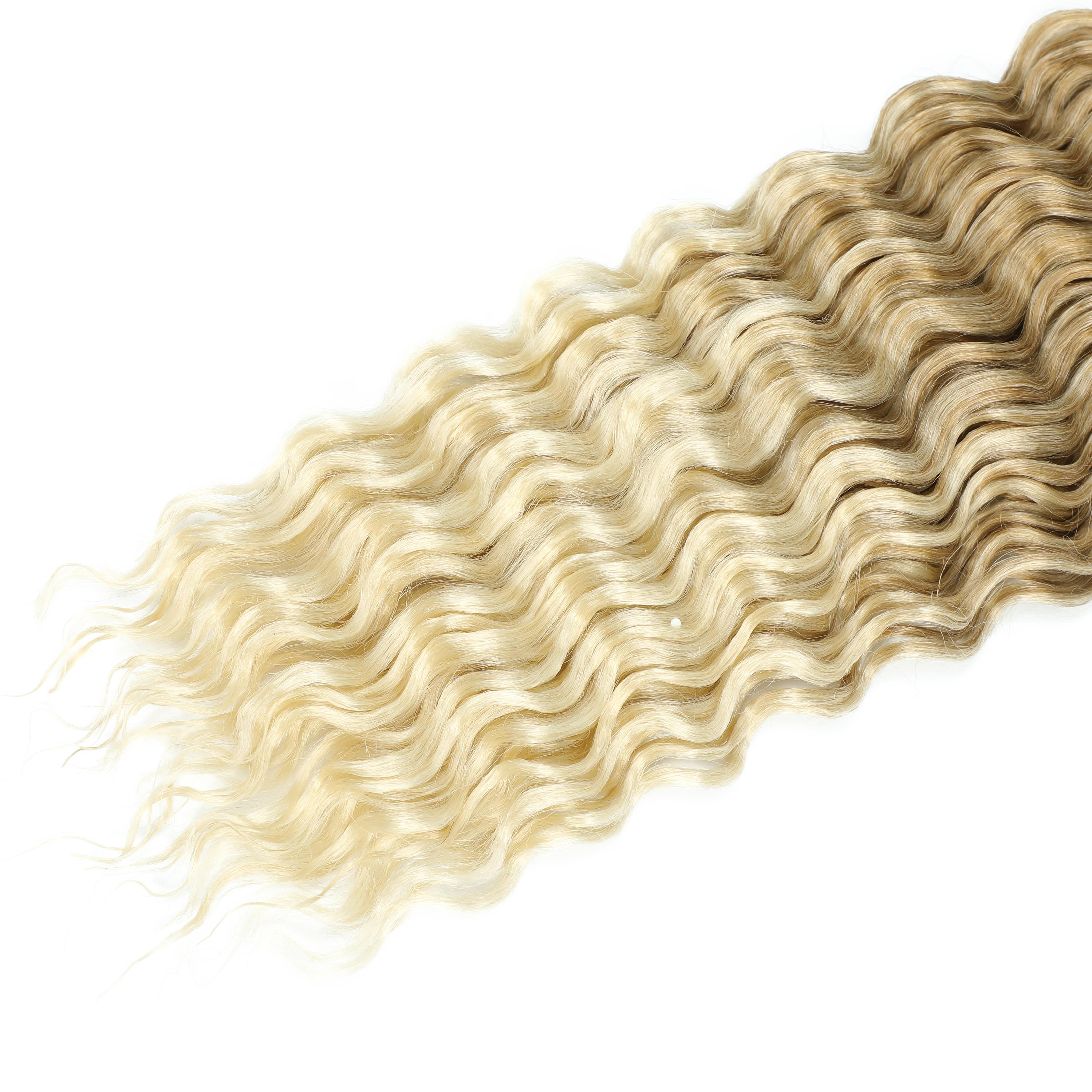 Dreadlocks with double curly tail