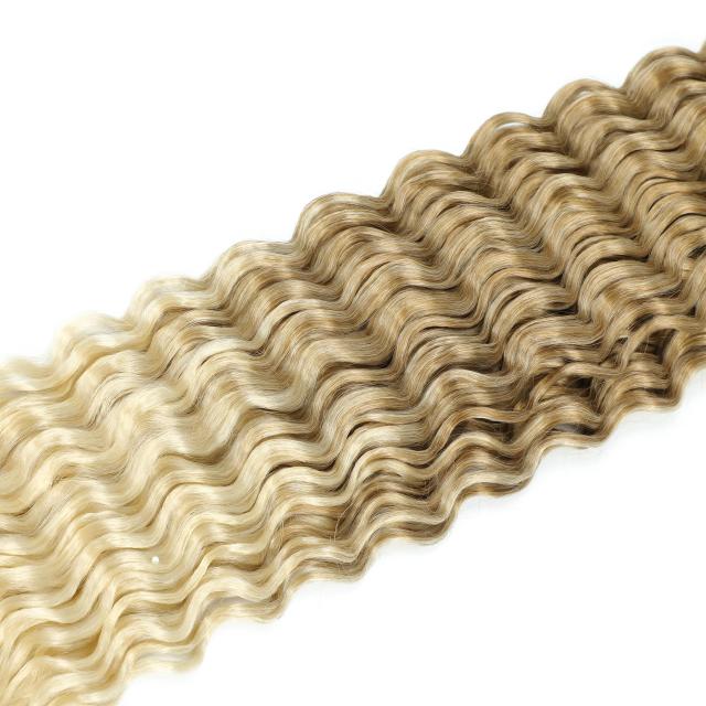 Dreadlocks with double curly tail