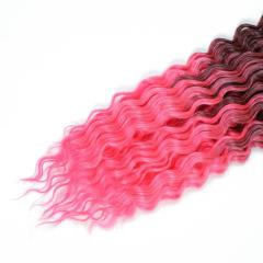 Dreadlocks with double curly tail