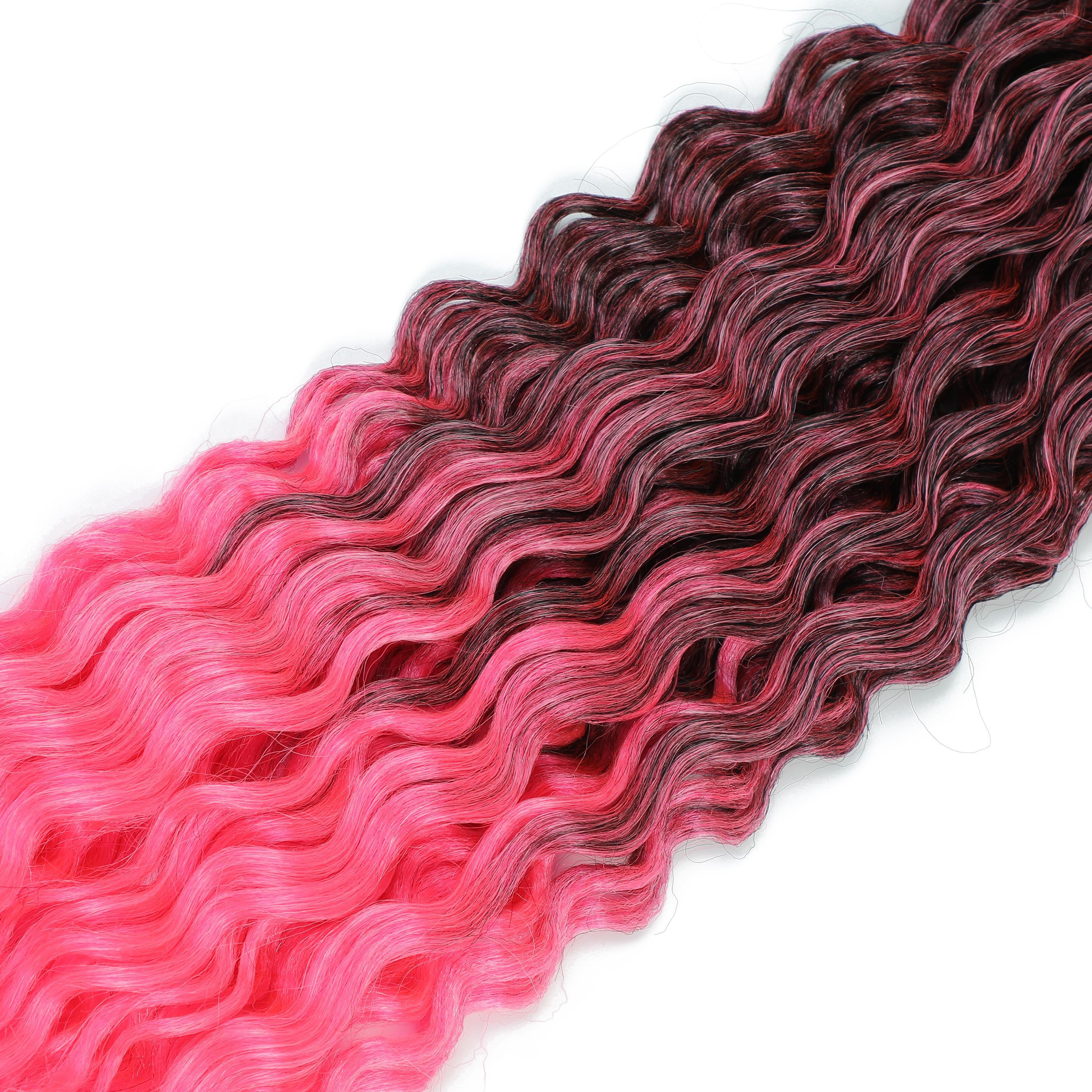 Dreadlocks with double curly tail