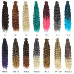 Dreadlocks with double curly tail