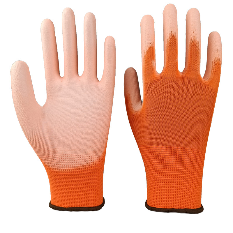 13G Hi-vis polyester liner with PU coating
