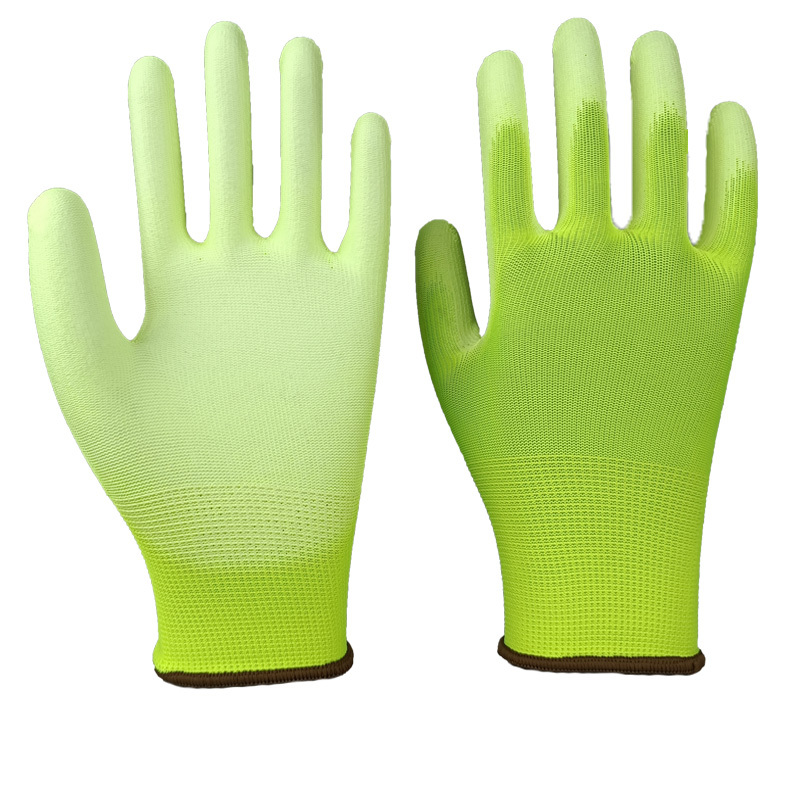 13G Hi-vis polyester liner with PU coating