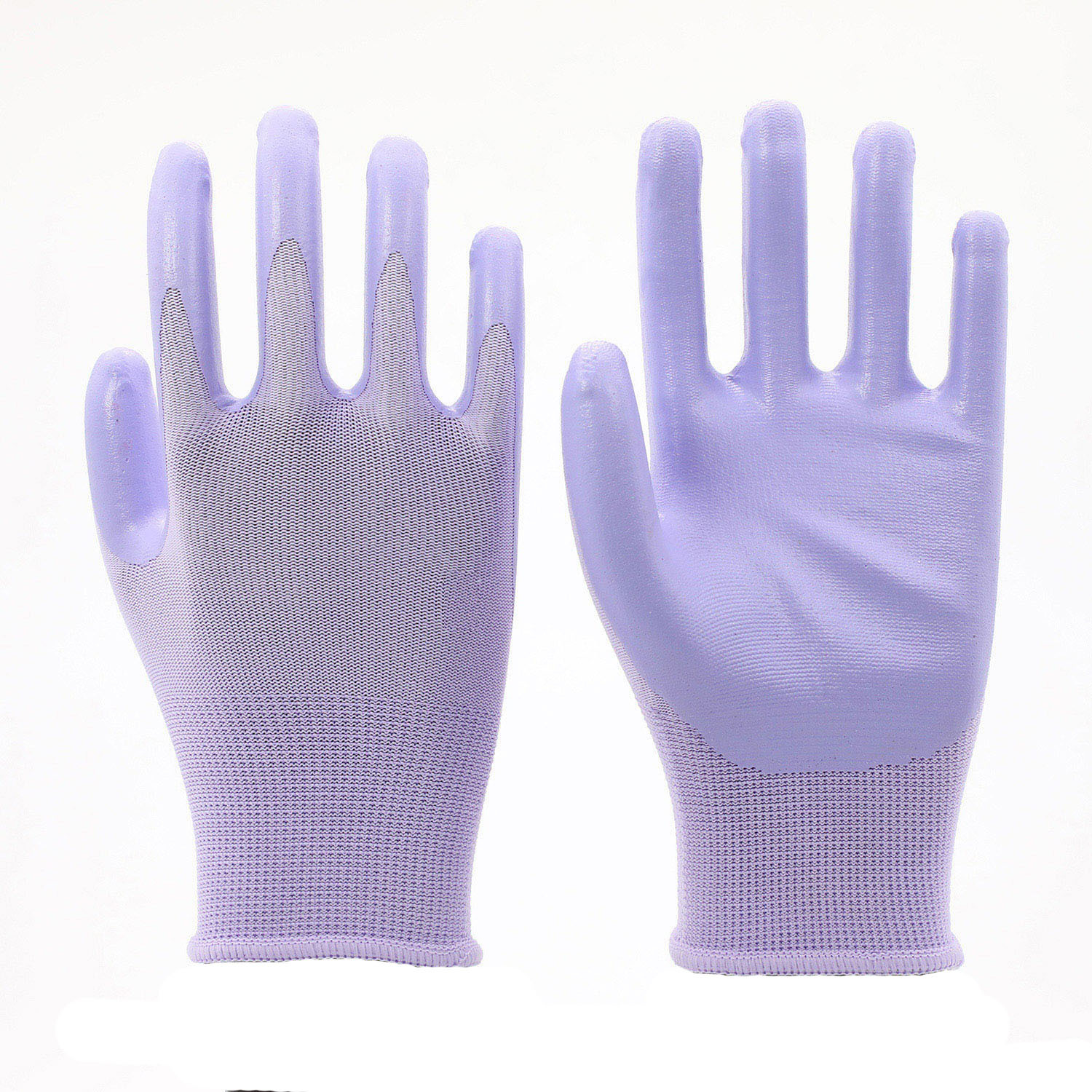 13G  Purple nylon liner with nitrile foam coating