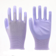 13G  Purple nylon liner with nitrile foam coating